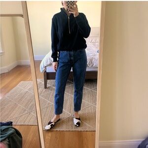 Everlane half zip sweatshirt